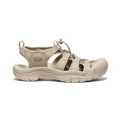 Women's Mono Cream Water Hiking Sandals - Newport H2 | KEEN Footwear Hiking Sandals Outfit, Keen Sandals Outfit, Granola Fits, Trekking Sandals, Keen Footwear, Hiking Clothing, Cliff Jumping, Keen Sandals, Shoes Stand