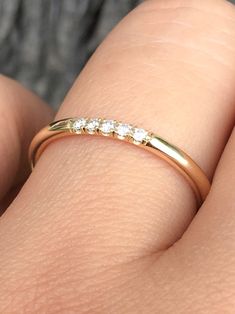 Micro Pave Band, Diamond Pave Ring, Band Diamond Ring, Birthstone Stacking Rings, 5th Wedding Anniversary, Pave Diamond Band, Diamond Stacking Rings, Pave Band, Pave Diamond Ring