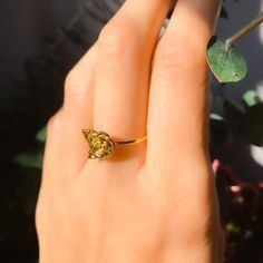 Embrace the beauty of nature with our 3D-printed Rose Ring. This intricately crafted piece captures the essence of a blooming rose, making it a stunning accessory for flower enthusiasts and nature lovers alike. Whether as a gift or a treat for yourself, this delicate and dainty ring is sure to make a lasting impression. Size: Varies by size about 2.5-3.5 tall and 1.2-1.3 thick Rose Making, Rose Flower Ring, Dainty Rose, The Beauty Of Nature, Solid Gold Chains, Rose Ring, Blooming Rose, Lovely Jewellery, Dainty Ring