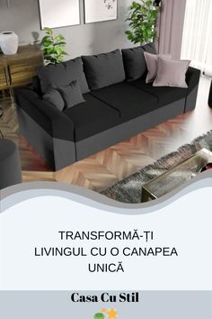 Adu eleganță și confort în casa ta cu aceste idei de canapele versatile. Potrivite pentru orice design, de la scandinav la boho! Salvează acest pin pentru inspirație zilnică! #LivingRoomDecor #Canapele #IdeiPentruAcasa #DesignDeInterior #AmenajareCasa Chair & Sofa Cushions, Interior Modern, Apartment Interior Design, Modern Interior