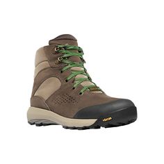 Conquer any trail with the Danner Inquire Mid Waterproof Hiking Boots for Ladies. Danner Dry waterproof membranes lock out moisture without sacrificing breathability. Durable suede-leather and textile uppers stand up to the rigors of the trail without weighing you down. Removable OrthoLite open-cell polyurethane footbeds dissipate heat and absorb shock, while Danner Plyolite midsoles cushion and support every step you take. Trailguard TPU shanks for stability. Vibram Inquire outsoles, formulated Breathable Leather Boots For Outdoor Activities, Rugged Breathable Leather Boots, Breathable Leather Work Boots For Hiking, Outdoor Waterproof Boots With Reinforced Toe And Cordura Material, Breathable Leather Work Boots For Outdoor, Rugged Cordura Hiking Boots, Breathable Leather Functional Boots, Functional Breathable Leather Boots, Waterproof Cordura Boots With Vibram Sole For Hiking