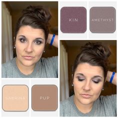 Bold eyeshadow sabrina, pup, kin, amethyst Seint Amethyst Eyeshadow, Bold Eyeshadow, Maskcara Makeup, Cute Eyeshadow Looks, Beauty Hair Makeup, Mama Style, Eyeshadow Palettes