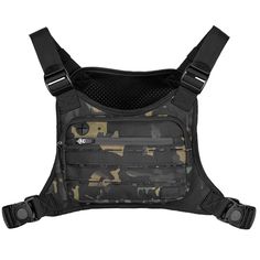 PRICES MAY VARY. 【TACTICAL CHEST PACK】★ Our versatile chest bag offers hands-free security for active lifestyles, easily carrying your essentials while running, working out, hiking, or other outdoor activities. Focus on achieving your fitness goals without worrying about your stuff! 【ALL DAY COMFORT】★ Crafted from rugged 600D water-resistant material, this chest pack is built to withstand the demands of intense training. Lightweight and fully adjustable, it won’t restrict movement or impede your Chest Holster, Running Bag, Men Chest, Molle Webbing, Tactical Training, Multicam Black, Chest Pack, Tactical Gear Loadout, Personal Defense