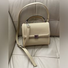 Nine West Bag 9” Wide X 7” Tall X 4” Deep. Adjustable/Removeable Shoulder Strap. Magnet Front Close. One Outside Pocket, One Zip Pocket And One Cc Pocket Inside. Pale Yellow, Silver-Tone Metal. Nwot. Beige Rectangular Flap Bag With Detachable Handle, Cream Satchel Box Bag With Detachable Strap, Cream Satchel Box Bag With Detachable Handle, Square Beige Flap Bag For Office, Beige Square Satchel For Office, Versatile Beige Square Satchel, Square Beige Flap Bag With Top Carry Handle, Beige Square Flap Bag With Top Carry Handle, Beige Square Flap Bag With Detachable Strap