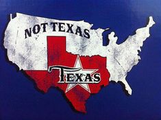 the state of texas is depicted on a sign