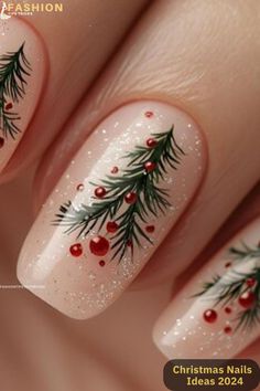 Festive Christmas Nail Designs, Holiday French Manicure, Classy Holiday Nails Christmas, Short Holiday Nails Christmas, December Holiday Nails, Subtle Holiday Nails, Winter Chrome Nails, Christmas Chrome Nails, Simple December Nails