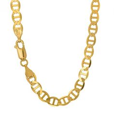 Neckpieces are the perfect statement pieces and is a must have for every woman. If you are not wearing a neckpiece for a party then you are definitely missing out on a major part of a woman's part. But with JewelStop at your disposal, worry no more, as we bring you the most wonderful collection of neckpieces. We present mariner chain necklace that has everything you are looking for. So, wear this and create your very own style. The gold chain necklace has been crafted in 14k and 10k gold stamped Necklaces Collection, Anklets Online, 10k Gold Chain, Figaro Chain Necklace, Gold Anklet, Childrens Jewelry, Chain Anklet, Yellow Gold Chain, Perfect Style