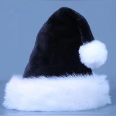 6 Piece Christmas Hat Xmas Santa Claus Hats Plush Santa Hats Adult For Christmas Festive Holiday Party Supplies(Black) Santa Wreath Hat, Santa Hat Pattern Felt, Black Beanie Costume Hat For Winter, Black Cap For Winter Costume, Black Beanie For Winter - Costume Hat, Winter Party Beanie Mini Hat, Black Winter Mini Cap, Black Mini Hats For Winter Parties, Black Party Hat For Winter