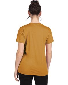 Ladies' Relaxed CVC T-Shirt - ANTIQUE GOLD - 2XL | Next Level Women's Relaxed CVC T-Shirt in Gold Size 2XL | 60/40 cotton/polyester Gold Graphic Print Short Sleeve Top, Gold Short Sleeve Tops With Graphic Print, Gold Graphic Tee With Crew Neck, Gold Crew Neck Top With Relaxed Fit, Gold Cotton T-shirt With Graphic Print, Relaxed Fit Gold Cotton Top, Casual Gold Cotton T-shirt, Gold Casual Short Sleeve Top, Casual Gold Short Sleeve Top