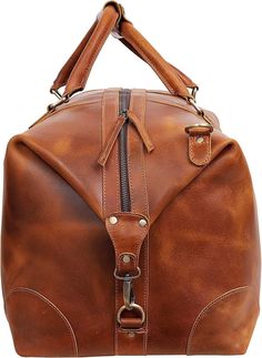 Upgrade your travel style with our genuine leather gym weekender bag in brown. Roomy, sleek, and built to last. Shop now and travel in luxury. Free shipping on all our leather travel bags. Features: Internal 1 large compartment. 1 big pockets on front of the bag. Thick adjustable strip. Size:- 24'' (L) x 11'' (H) x 9" (W) inch. It takes approx seven to ten business days to complete each cowhide bag. Upgrade your travel experience with our meticulously crafted cowhide leather weekender bag. Made Leather Patterns, Denim Bags, Leather Crossbody Bag Small, Leather Bag Pattern, Leather Duffel Bag, Leather Weekender Bag, Leather Weekender, Leather Duffel, Cowhide Bag