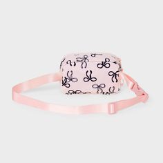 This adorable Girls' Crossbody Bag - Cat & Jack™is the perfect blend of style and functionality for young trendsetters. With a playful design and vibrant colors, it adds a pop of fun to any outfit. The adjustable strap ensures a comfortable fit, while the durable fabric stands up to everyday adventures. Ideal for holding small essentials, this compact and lightweight bag is a must-have accessory for girls on the go. Cat & Jack™ - Designed for all children so you can trust it's made for yours. Trendy Pouch Belt Bag For School, Trendy Belt Bag With Removable Pouch For School, Trendy Pink Belt Bag For Travel, Trendy Pink Belt Bag With Removable Pouch, Casual Pink Belt Bag For School, Casual Pink Crossbody Belt Bag, Trendy Pink Rectangular Belt Bag, Casual Pink Rectangular Belt Bag, Casual Pink Belt Bag With Removable Pouch