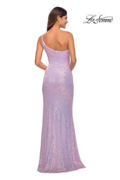 La Femme 30618 Dress | La Femme Dresses | Formal Approach Off Shoulder Mermaid Dress, Light Periwinkle, Formal Prom Dresses Long, Sequin Evening Gowns, Plastic Dress, Sheath Skirt, Lace Evening Gowns, Trumpet Dress, Jewel Colors