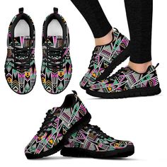 Native American Shoes, Native American Aztec Tribal Navajo Indians Print Women Shoes Sneakers – Excoolent Sneakers are the epitome of style and comfort. Crafted with precision and made from high-quality materials, they offer a perfect blend of fashion and functionality. The cushioned sole provides exceptional support, making them ideal for all-day wear. Whether you’re strolling... Personalized Shoes, Indian Prints, Zebra Pattern, Shoes Custom, White Sneakers Women, Print Sneakers, Black Sneakers, Custom Shoes, Black Sneaker