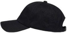 Trendy Black Baseball Cap With Curved Bill, Trendy Fitted Hat With Curved Bill For Streetwear, Trendy Curved Bill Fitted Hat For Streetwear, One Size Streetwear Cap, Black Casual Baseball Cap With Flat Bill, Casual Black Fitted Hat With Curved Visor, Black Casual Fitted Hat With Curved Visor, Hip Hop Hat With Curved Visor, Curved Visor Hat For Streetwear