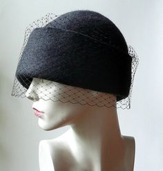 "Gray veil hat,Cloche Felted Hat, felt hat, Cloche Hat, Gray Hat, Art Hat La belle epoque Art Deco 1920s hat Art Hats Gray hat cloche 1920's hat red roses Hats&Caps Accessories Handmade Great, very flattering gray hat with black veil and red roses! Adapts to the head ! Special and unique ! Sophisticated and elegant ! I can make this hat in other colors and sizes. Made just for you To measure your head: Using a tape measure, go around head about 1\" above eyebrows in front and include the lar Gatsby Style Fitted Cloche Hat For Wedding, Fitted Flapper Hats For Wedding, Fitted Flapper Wedding Hat, Winter Elegant High Crown Felt Hat, Elegant High Crown Felt Hat For Winter, Fitted Brimmed Costume Hats For Vintage Events, Fitted Brimmed Costume Hats And Headpieces For Vintage Events, Fitted Brimmed Hats And Headpieces For Vintage Events, Classic Brimmed Cloche Hat For Wedding