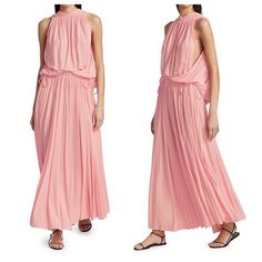 Proenza Schouler Matte Jersey Cape Back Maxi Pink Dress Nwt Msrp $1,390 Womens Size: 4 Brand New Never Worn With Tags, Not Original Tags Original Tags Fell Off, Store Added New Tags Sold Out Online Absolutely Stunning Dress Accepting Offers Spring Gala Pre-draped Maxi Dress, Feminine Pleated Gala Dress, Summer Pleated Pre-draped Maxi Dress, Feminine Pleated Dress For Gala, Pre-draped Maxi Dress For Summer Gala, Summer Cocktail Dresses, Pre-draped Style, Summer Cocktail Dresses With Pre-draped Style, Summer Cocktail Dresses Pre-draped, Summer Maxi Length Pre-draped Dress