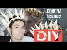 a man wearing a crown with spikes on his head and the words diy in front of him