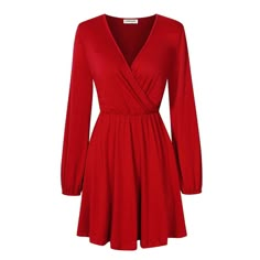 Solid Mini Dress is made of cotton blend material. Soft, Stretchy and Comfortable. Puff Long Sleeve Dress, Sleeved Velvet Dress, Teacher Dresses, Work Dresses For Women, Lantern Sleeve Dress, Midi Dress Summer, Long Sleeve Lace Dress, Mini Wrap Dress, Printed Mini Dress