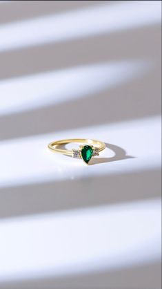 Shop Online Gold Teardrop Emerald Ring, Gold Teardrop Emerald Promise Ring, Dainty Diamond Teardrop Rings, Dainty Teardrop Diamond Rings, Yellow Gold Teardrop May Birthstone Ring, Yellow Gold Teardrop Ring For May Birthstone, Gold Teardrop Crystal Ring For Promise, Gold Teardrop Crystal Promise Ring, Teardrop Cubic Zirconia Ring Fine Jewelry