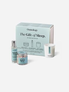 Indulge in relaxation with the Sleep Gift Set. Osmology combines fragrances, candles, bath salts, and hand cream to create a curated collection perfect for unwinding. Give the gift of self-care and wellness to anyone in need of a little dream time joy. Gift Of Sleep Dream Catcher Candles, Pillow Mist, Bath Salts, Hand Cream Ethically Sourced Tree Planted With Every Purchase Wellness Gift Sleep Gifts, Sleep Dream, Pillow Mist, Wellness Gifts, Best Candles, Bath Salts, Hand Cream, Jewelry Bags, All Brands