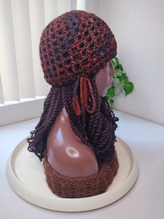 ** The items available are ready to ship, for other colors use other listings to order ** ► ITEM DESCRIPTION ITEM NAME: Earth Chocolate Mesh tam cap  ♦ Slightly E X P A N D A B L E to allow hair / braids / dreadlocks to be tucked inside ♦ Open mesh net structure ♦ Inner drawstring on the inside so it has a custom, snug, stretch-proof fit.  ► MATERIALS Made of 100% colorfast acrylic yarn ► CARE INSTRUCTIONS ♦ Hand wash and Air dry ► CUSTOM OPTIONS ♦ If you would like custom options not shown in the drop down menus, please send a message first before ordering to avoid order cancellations. A new listing may be created for you to order from according to what you request or additional payment may be requested for the current listing you are ordering from.  ♦ You can choose the base color, selec Cap Crochet, Braided Dreadlocks, Beige Hat, Purple Party, Mesh Netting, Beanie Cap, Mesh Cap, Crochet Stuff, White Beige