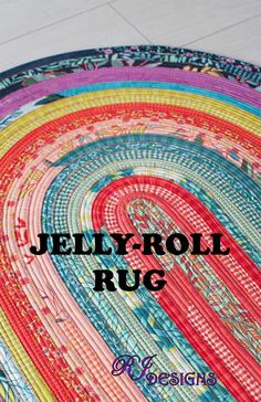 jelly - roll rug with the words jelly - roll rug on it