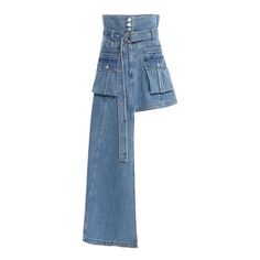 Fits true to size model wears medium comes with removable belt style with our irregular denim shirt Streetwear Skirt, Ropa Upcycling, Informal Dress, Body Skirt, Cheap Skirts, Skirt High Waist, Denim Wear, Denim Skirt Women, Skirt For Women