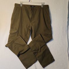 Forever 21 Men's Cargo Khaki Straight Leg Pants Green Size 34 Nwt Great Condition Cz114 09222023 Forever 21 Straight Leg Bottoms With Pockets, Forever 21 Cotton Bottoms For Fall, Fall Forever 21 Straight Leg Bottoms, Casual Cotton Pants By Forever 21, Forever 21 Wide Leg Pants With Pockets, Forever 21 Casual Cargo Pants For Spring, Casual Forever 21 Bottoms With Cargo Pockets, Forever 21 Cotton Bottoms For Workwear, Casual Trousers By Forever 21