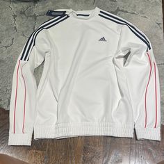 New With Tags Men Sweatshirt The Adidas Official Golf Uniform Provider Of The Usa Gold Team. Black Adidas Tracksuit, Golf Uniform, Adidas Jumper, Streetwear Sweater, Adidas Sweats, Navy Blue Hoodie, Adidas Tracksuit, Adidas Sweater, Adidas Track Jacket