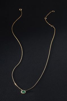 Made with 14k, 18k, and 24k plated gold, this only-at-Anthro collection is designed with everyday wear in mind. Whether working out, running errands, or heading to dinner, these made-to-last pieces add a glimmer of luxury to every look. Luxury Gold Necklace For Everyday Elegance, Elegant 22k Gold Chain Jewelry, Formal 22k Gold Jewelry With Delicate Chain, Elegant 22k Gold Jewelry With Box Chain, Emerald Mangalsutra, Emerald Pendant Necklace, Emerald Necklace Pendant, Emerald Pendant, Beaded Pendant Necklace