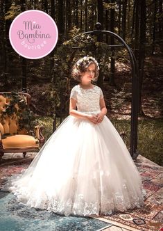 Optional title display Kingdom Boutique, Confirmation Dresses, Baby Baptism Dress, Flower Girls Dresses, Dress Quinceanera, Rustic Flower Girls, First Communion Dress, White Flower Girl Dresses, First Communion Dresses