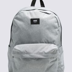 The Old Skool H2O Backpack is a favorite for good reason. This classic backpack features an all-purpose, two pocket design with an organizer in the front, a slip-in interior pocket, laptop sleeve that fits most 15'' laptops, and a side water bottle pocket. Heritage details like the woven logo label bring an “Off The Wall” touch to this iconic design.Our team has set ambitious sustainability goals. Big or small, all of our efforts add up to positive change. To earn the VR3 Checkerboard globe logo Globe Logo, Vans Store, Vans Logo, Mini Vacation, Recycled Polyester Fabric, Classic Backpack, Going Back To School, Mens Vans, Vans Old Skool