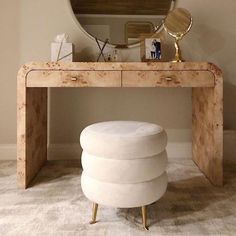 worlds away petra desk burl wood Mtv Cribs, Vanity Design, Glam Room, Bedroom Vanity, Primary Bedroom, Vanity Decor, Apartment Decor Inspiration, Burl Wood, Dream Apartment