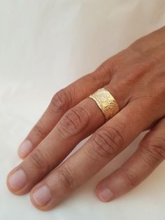 Large Gold Rings For Women, Bulky Gold Rings, Thick Gold Rings For Women, Yellow Gold Wide Band Wedding Ring, Heirloom 14k Gold Wide Band Wedding Ring, Fine Jewelry Engraved Wide Band Wedding Ring, Luxury Wide Band Engraved Ring For Wedding, Yellow Gold Wide Band Engraved Promise Ring, Engraved 14k Gold Wide Band Ring For Wedding