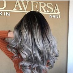 Silver ombre, grey ombre hair is the new blonde color. The number of people spotting this stunning color has grown greatly with some celebrities such as Par Blond, Brown Ombre Hair Color, Ombre Blond, Silver Ombre