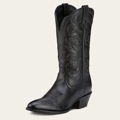 Heritage R Toe Western Boot Traditional Cowgirl, Botas Western, Cowgirl Look, Leather Cowgirl Boots, Wedding Boots, Ariat Boots, Black Cowboy, Western Boots Women, On The Dance Floor