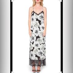 Nwt Beautiful Midi Dress By Willow & Clay Soft V-Neck Cut With Spaghetti Straps Floral Print Lined Racer-Back Black Lace Slits On Either Side Black Lace Bottom Clay Slip, Beautiful Midi Dresses, Slip Midi Dress, Yellow Floral Dress, Blue Cocktail Dress, Midi Slip Dress, Plaid Dress Shirt, Womens Floral Dress, Black Lace Dress