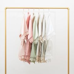 Perfect for gifting, these lacy bridesmaid robes will add a little romance to any bridal suite. Available in Neutral Champagne. Lace up your bridal suite look with these gorgeous satin robes for your bridesmaids (and a white one for the bride!) | Neutral Champagne Getting Ready Satin Size XL/2XL | Birdy Grey Claudine Lace Robe Bridal Shower Treats, Satin Robes, Wedding Roles, Birdy Grey, Beach Bride, Bridesmaid Robes, Bridal Suite, Matte Satin, Desert Rose