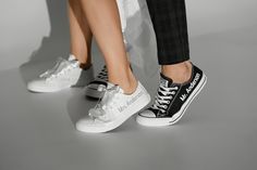 Now all our wedding sneakers with free express shipping upgrade to USA, Canada and Europe : 2-4 business days transit time always.You can have your shoes pretty fast with guranteed transit times by DHL express. Made with love for your wedding day by Lovin Bridal - More Wedding shoes at our shop : http://lovincollection.etsy.com These Glitter Bride Converse are simply amazing. Personalized with super sparkle glitter you can add the word Bride to the side of your Wedding Converse, or the bride nam Converse Glitter, Bride Shower Gifts, Sequin Converse, Bride Converse, Rhinestone Converse, Bridal Converse, Bridal Sneakers, Wedding Converse, Bride Shower