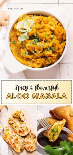 Aloo Masala Aloo Masala Recipe, Naan Sandwich, Potato Masala Recipe, Masala Aloo Recipe, Easy Vegetarian Sides, Masala Aloo, Aloo Masala, Potato Masala, Meat Eater