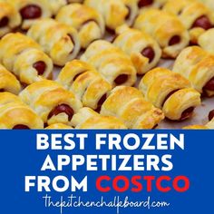 the best frozen appetizers from costco are made with crescent rolls and hot dogs