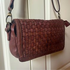 Questions? Leave A Comment Below! Flap Bag, Cognac, Mini Bag, Vintage Collection, Bag Lady, Shoulder Bag, Women Shopping, Leather, Color