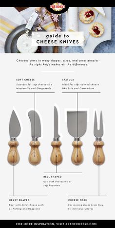 the ultimate guide to cheese knives for every type of knife you'll ever need