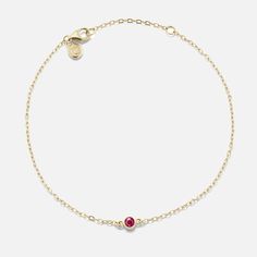 The Gild Gold Confetti Bracelet will add a little color to your wrist stack. Gift yourself or someone you love with this fun birthstone treat. 14k Yellow Gold 14k Gold Diamond Bracelet With Birthstone, 14k Gold Round Diamond Bracelet With Birthstone, 14k Gold Birthstone Bracelets, Fine Jewelry 14k Gold Bracelet With Birthstone, 14k Gold Birthstone Bracelets Fine Jewelry, Red 14k Gold Dainty Bracelet, 14k Gold Bracelet With Birthstone, 14k Gold Birthstone Bracelet, Dainty 14k Gold Bracelet With Birthstone