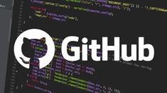 the logo for github on a computer screen