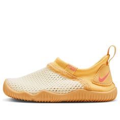 (TD) Nike Aqua Sock 360 Shoes 'Solar Yellow White' 943759-100 White Non-slip Running Shoes For Outdoor, Outdoor White Non-slip Running Shoes, Sporty Running Shoes For Summer Outdoor Activities, Sporty Outdoor Running Shoes For Summer, Sporty Outdoor Summer Running Shoes, Nike Breathable Slip-on Sneakers, Breathable Nike Slip-on Sneakers, Nike Sneakers For Outdoor Use In Spring, Nike Sneakers For Outdoor Spring Activities