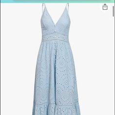 Beautiful Light Blue Maxi Sundress. New With Tags. Bought For Trip We Were Unable To Take. White Princess Dress, Blue Boho Dress, Blue Sundress, Flowy Summer Dresses, Boho Midi Dress, Yellow Midi Dress, Spaghetti Strap Maxi Dress, Women Formals, Formal Dresses For Women