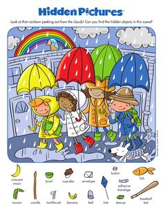 children walking in the rain with umbrellas and other things to do on an autumn day