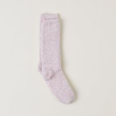 The Barefoot Dreams Cozychic Women's Heathered Socks are the ultimate in comfort. Slip on these lush, heathered socks and go off to dreamland, or simply wear them around the house for a cozy feel. Super soft Heathered 97% Polyester/3% Spandex Various colors Size: One SizeCare: Machine wash cold. Gentle cycle. Do not bleach. Tumble dry low. WE DO NOT RECOMMEND THE USE OF FABRIC SOFTENERS. THEY CAN ALTER THE LOOK AND FEEL OF OUR FABRIC. Cozy Soft Knee-high Socks, Cozy Soft Socks One Size, Cozy Soft One-size Socks, Cozy Soft Snug Knee-high Socks, Cozy Snug Fit Soft Knee-high Socks, Snug Soft Knee-high Socks, Comfortable Snug Soft Knee-high Socks, Snug Knee-high Socks, Oyster White