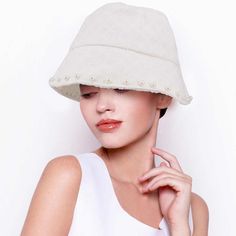 Size : One Size Material : 100% Cotton Bucket Hat White, Golden Goddess, Go Pink, Head Chain, Wrist Wear, Summer Scarves, Chains Necklaces, Pashmina Scarf, Sunglasses Shop